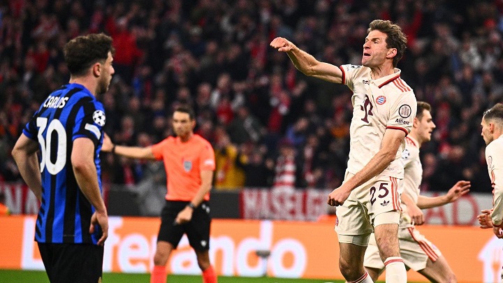Thomas Müller voltou a marcar na Liga dos Campeões Thomas Müller voltou a marcar na Liga dos Campeões
